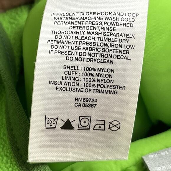 Colombia Buga III Unisex Snowsuit 18-24 Months Omni-Tech Waterproof Green - Picture 6 of 6